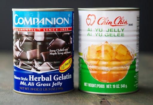 愛玉，仙草： Ai Yu Fig, Grass Jelly Herb, and the Continuum of Texture