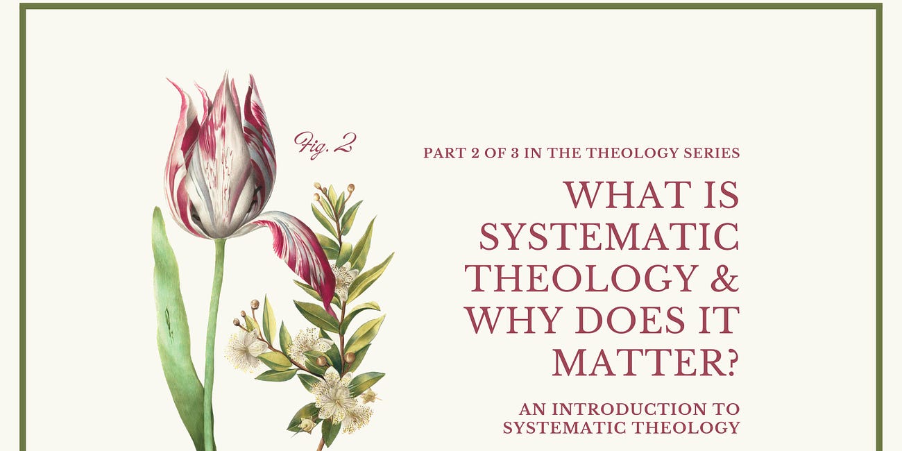 What is Systematic Theology and Why Does it Matter?