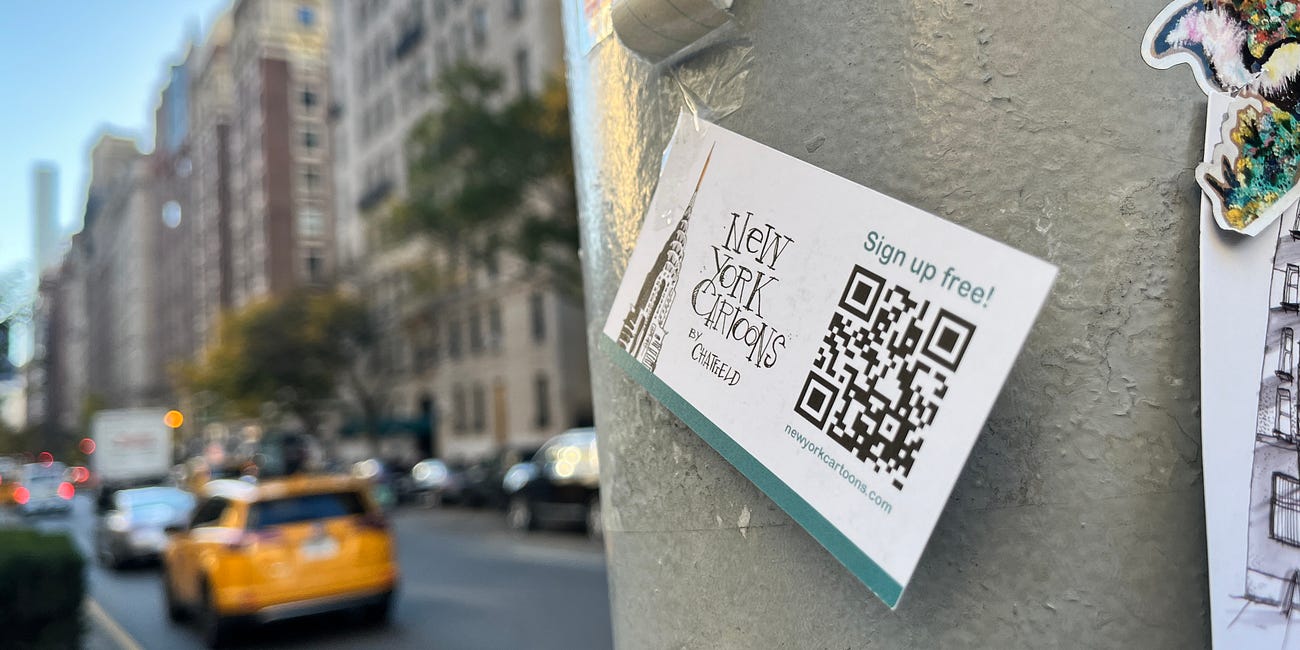 I hid these cards around New York and got the weirdest emails back.