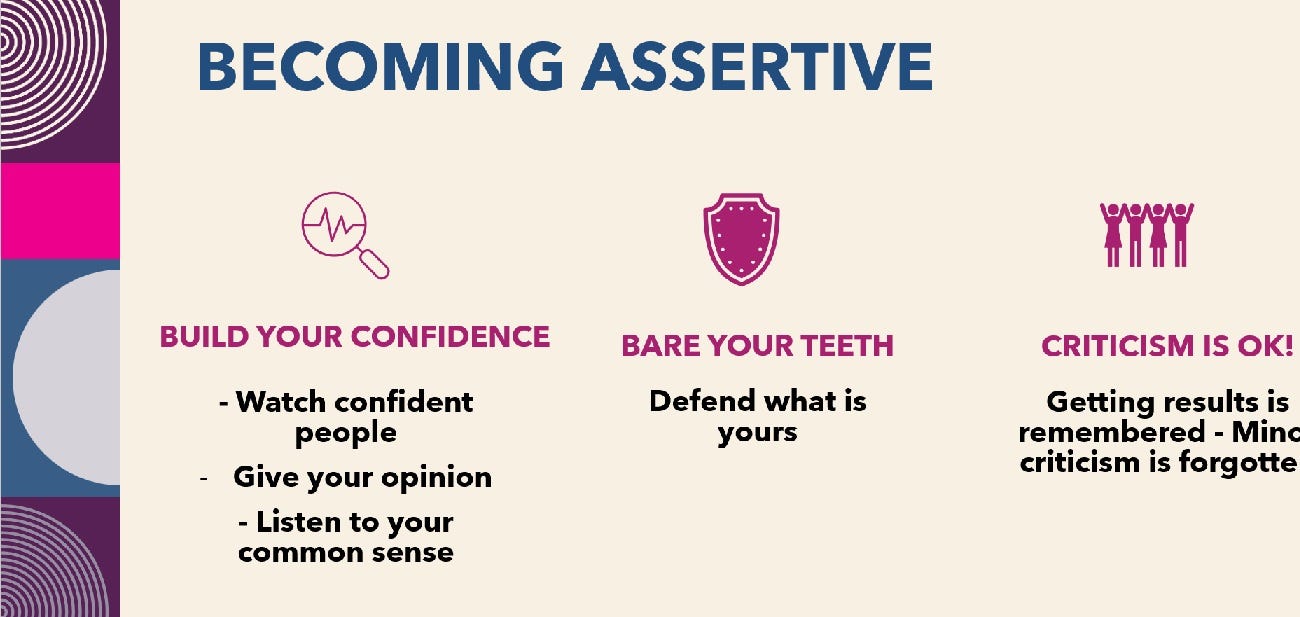 Being Assertive is Leadership