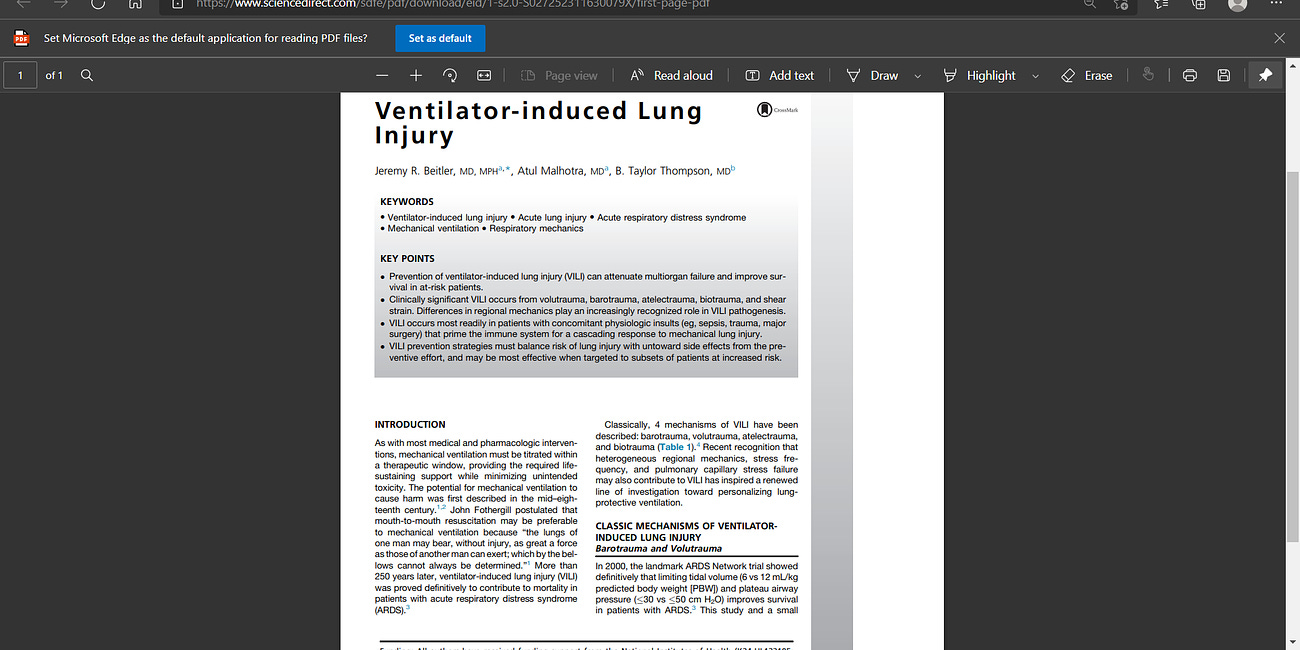 I warned them that Ventilating the patients carte blanche was killing people, I am no ventilatory expert but the ventilator was another of the misleading guidance Trump got; ventilators killed people