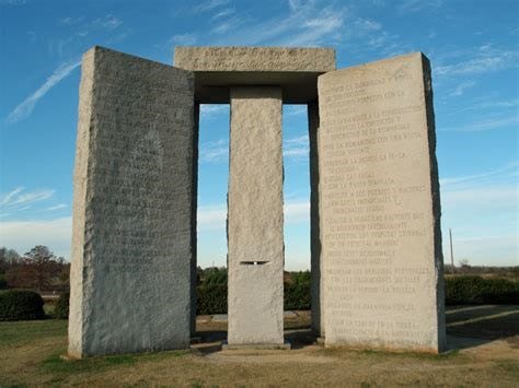 The Georgia Guidestones; Aren't You Sick of Them? Or You Are Sick of Something Else?