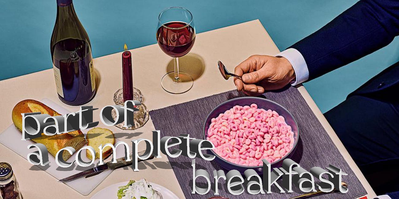 Snaxshot #06: Part of A Complete Breakfast 
