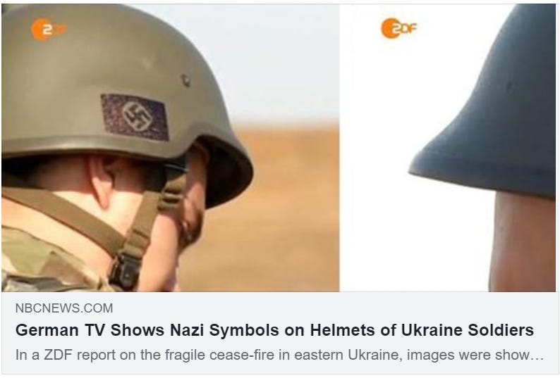 The MSM's Ukraine neo-Nazi Amnesia