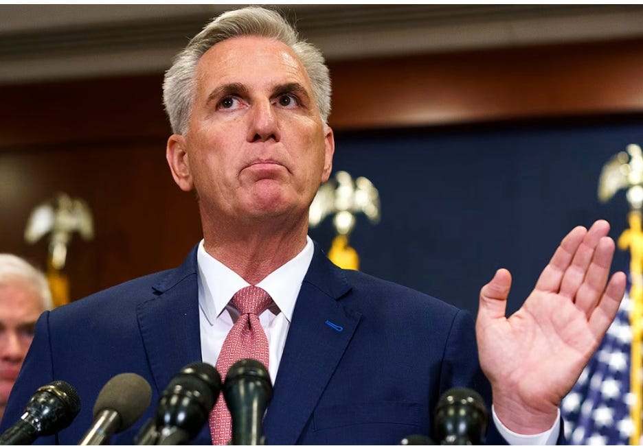 A vote for Kevin McCarthy is a vote for cowardice