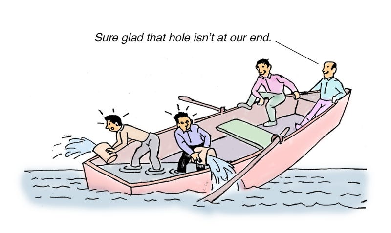 Edited: The side-effects of only having goals at team-level