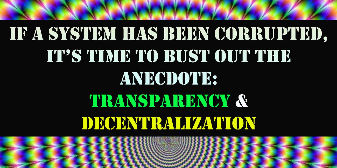 Embrace Decentralized Systems. Fear Centralized Ones. Know The Difference. 