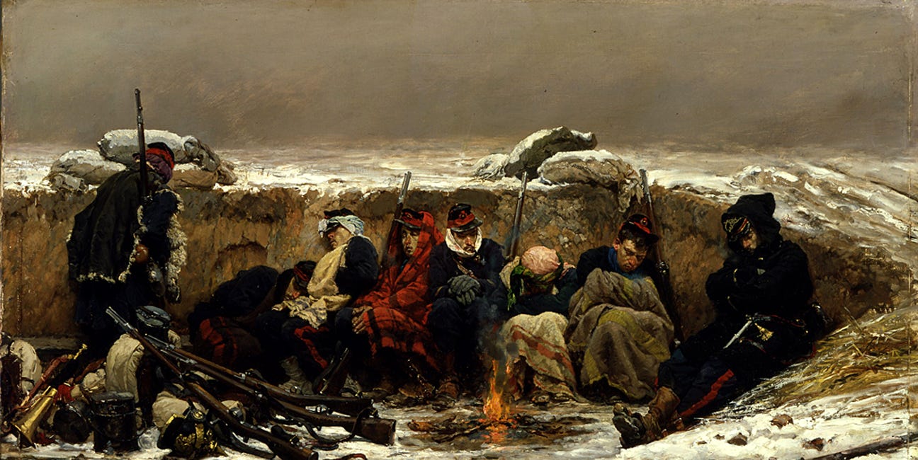 The Art Of Life Under Siege At Christmas-Time