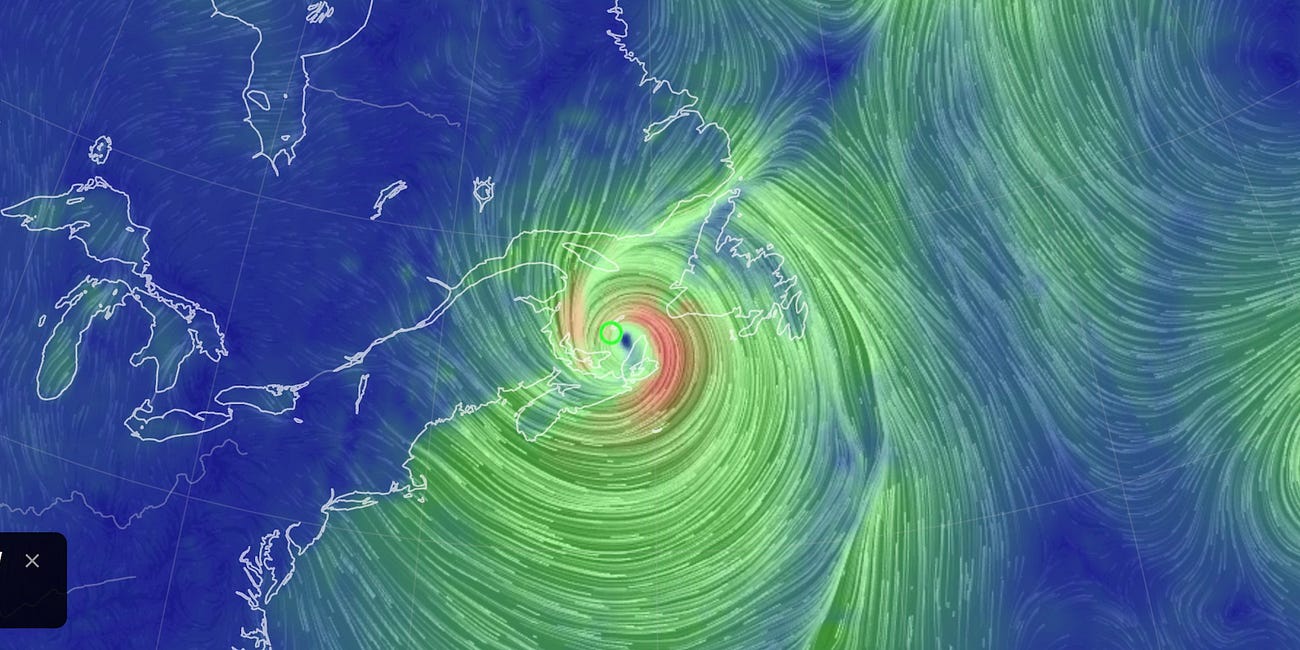 So Long, Sleepy Hurricane Season: Ian Targets Florida as Nova Scotia Dries Out After its "Tropical" Hit