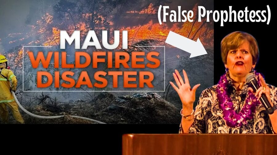 Heretic Alert! Charismatic Leader Prophesied ‘Favor’ and ‘Supernatural Houses’ For Maui Church, Months Before They All Burned Down