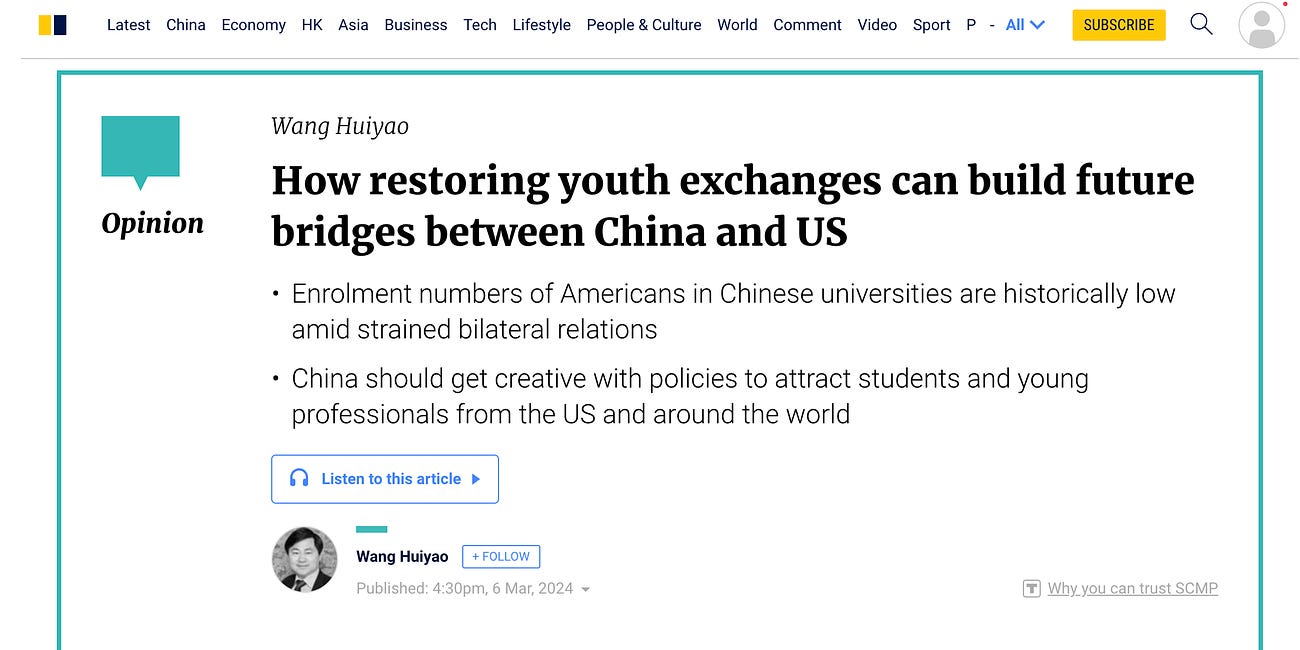 Henry Huiyao Wang on How restoring youth exchanges can build future bridges between China and US