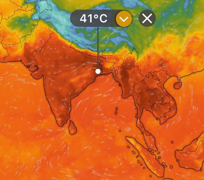 Scorching, Hot Spells in Asia
