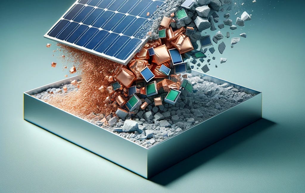 Recycle Thin Film Solar Cells Without Metal Diffusion
