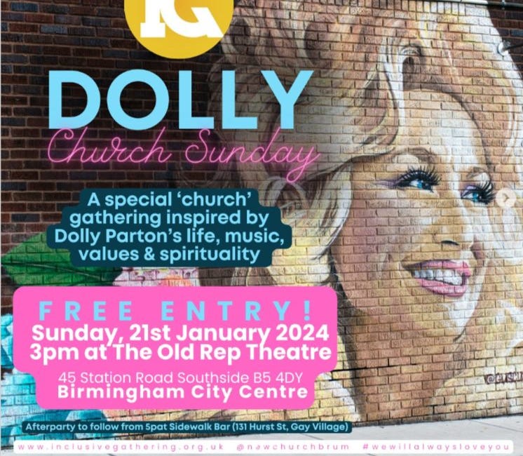 Dolly Parton Themed Church Service, Featuring Special ‘Drag Cabaret’ Artist ‘Ibi Profane’?