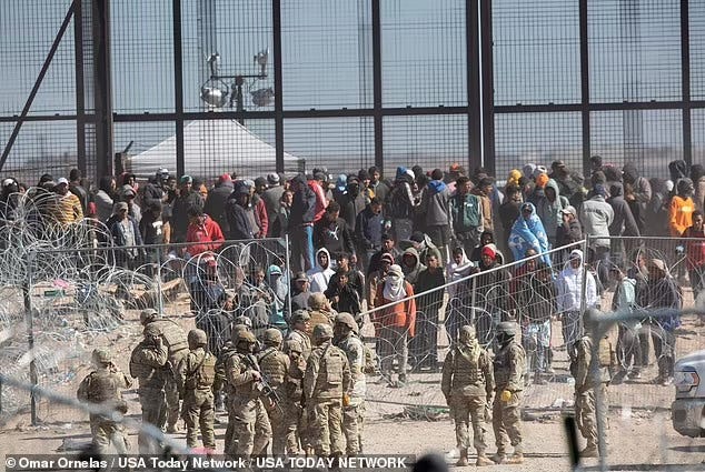 Gimmigrant Uprising in El Paso, 600 Men Storm Border 