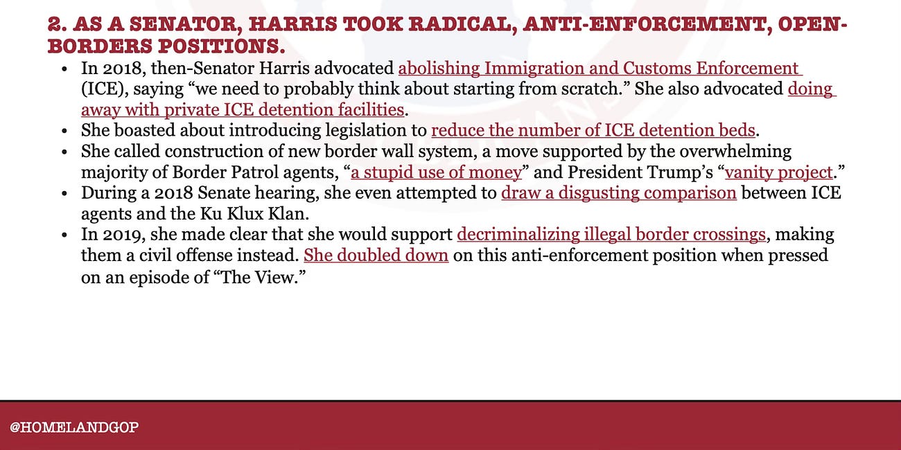 Fact Sheet: As Biden's "Border Czar," Vice President Kamala Harris Owns the Historic Border Crisis