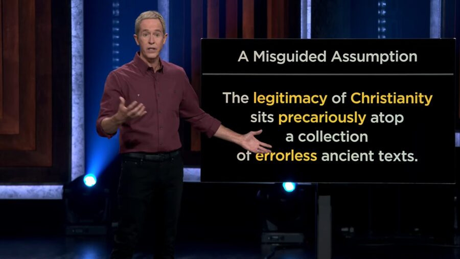 Andy Stanley Says Insisting on Biblical Inerrancy is an ‘Unnecessary Obstacle’ for Believers+ Compares it to Judaizers Insisting on Circumcision