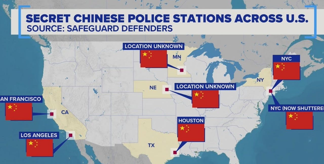 There are 6 Known Communist Police Stations in America. 