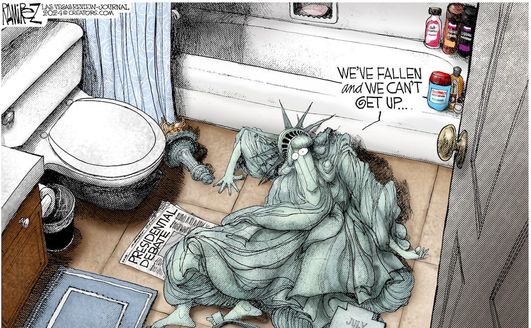 Michael Ramirez: Liberty Down 06-30-24