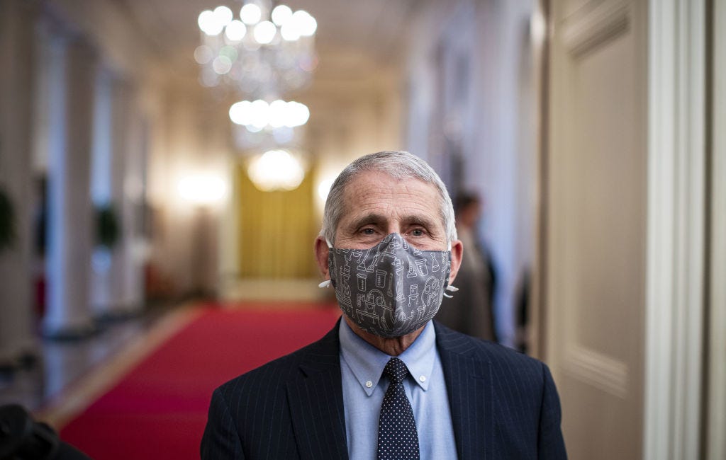 Fauci Finally Admits in New Interview That Masks Don't Work