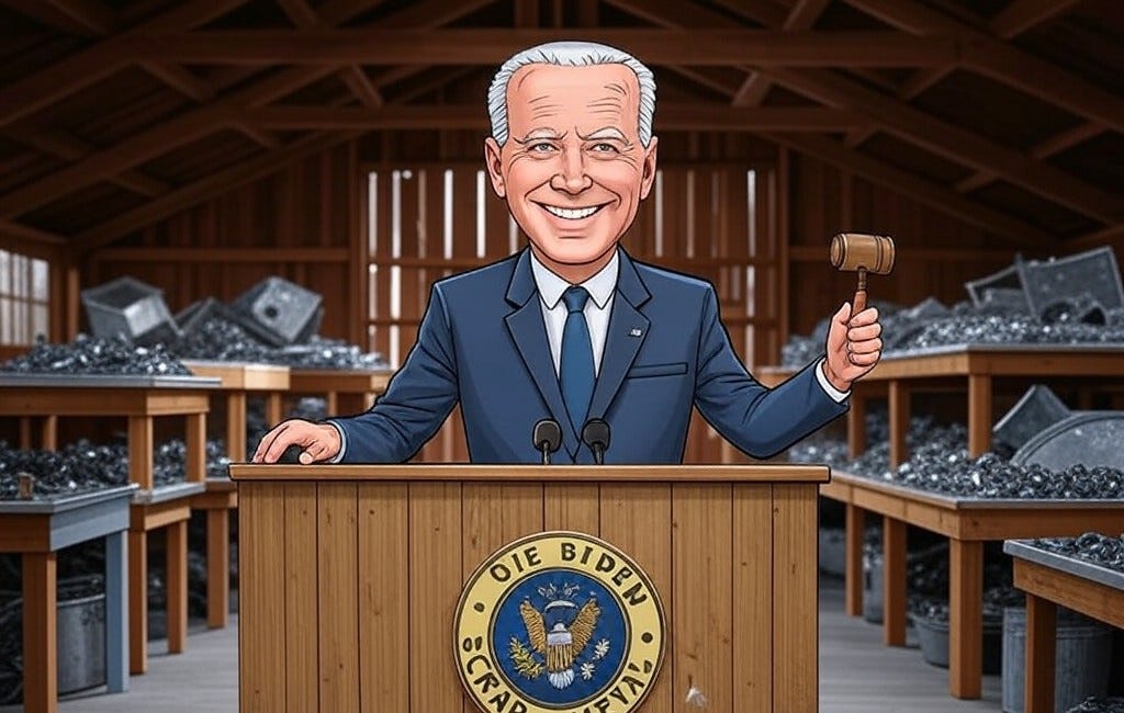 Biden auctioning border wall materials for 'pennies on the dollar'