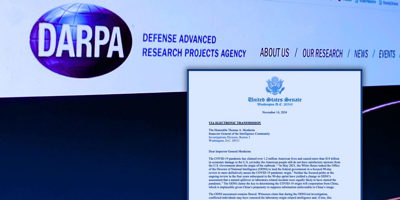 DARPA, DoD, Nat'l Intelligence Office Classified, Concealed EcoHealth's DEFUSE Proposal, Hiding 'Smoking Gun' COVID-19 Pandemic 'Blueprint'