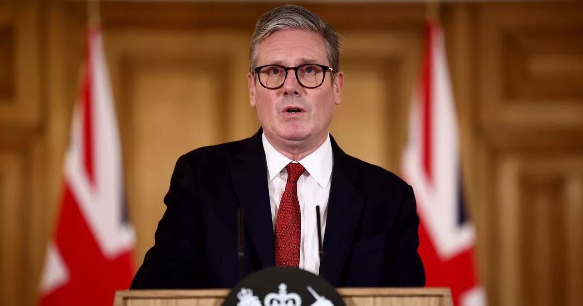 Keir Starmer's Anti-White Police State