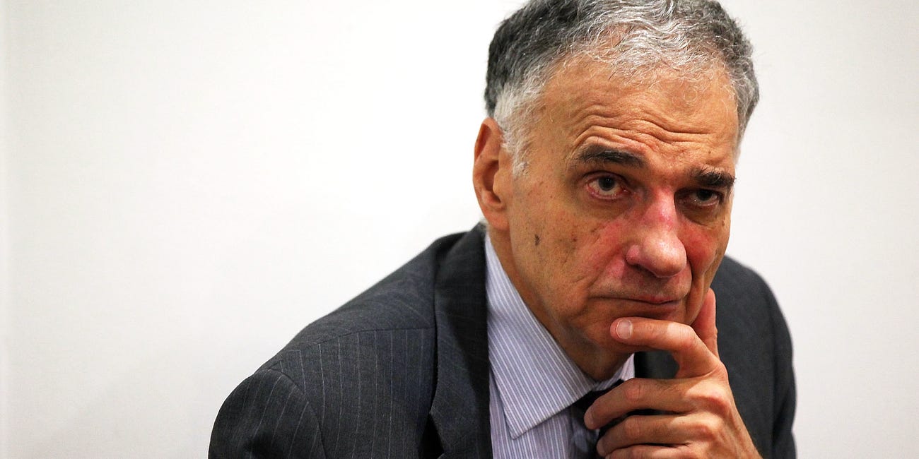 The Anti-Democratic Movement Targeted Ralph Nader First. We Should Have Paid More Attention
