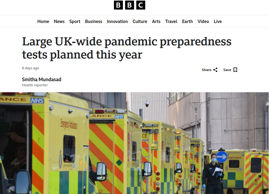 LOCKDOWN 2.0: UK Quietly Launches Largest Ever Pandemic Response Exercise 