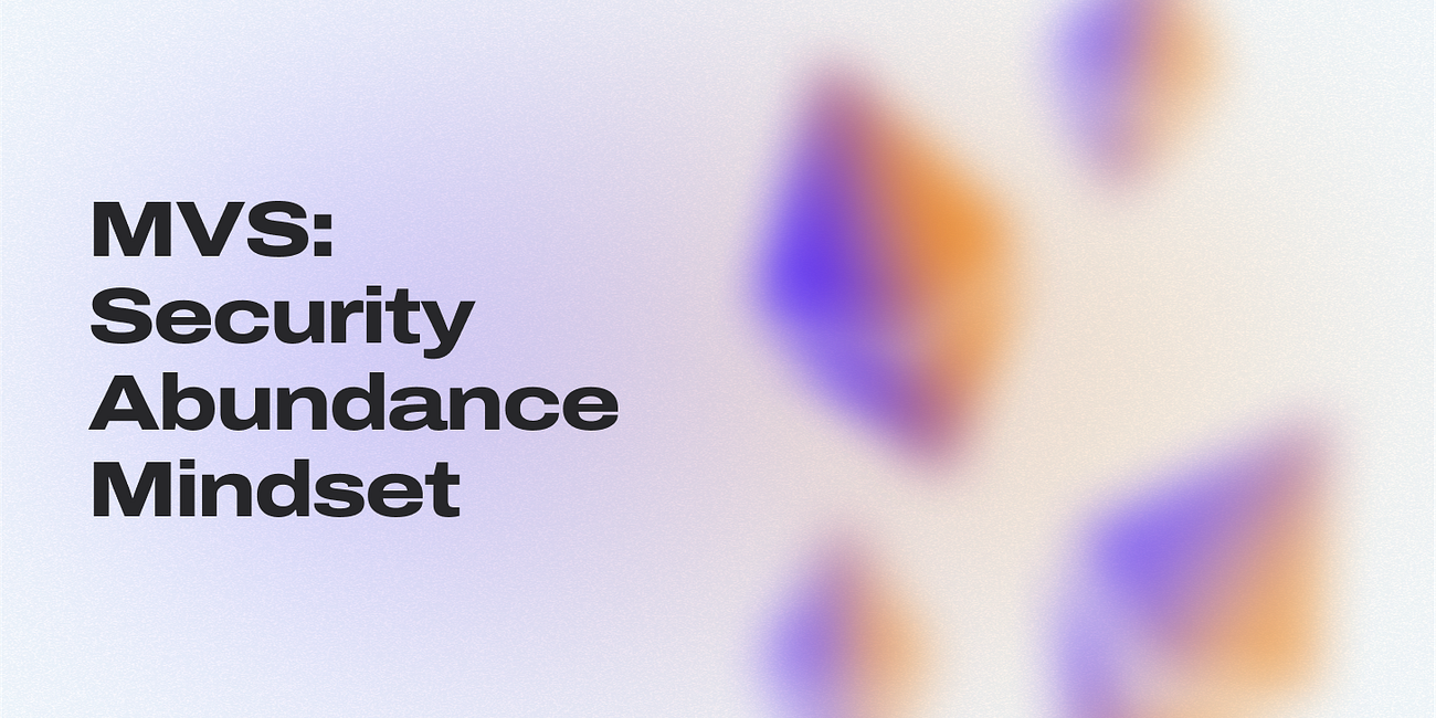 Security Abundance Mindset