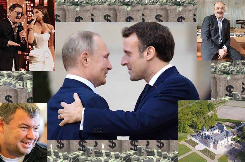 Who is helping putin? France: Macron, oligarchi-predatori e milioni rubati