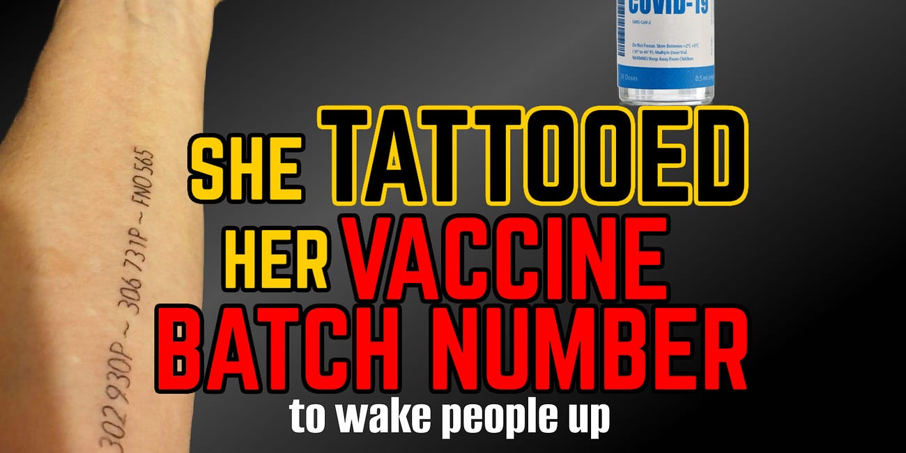 She Tattooed Her Vaccine Batch Number to Wake People Up