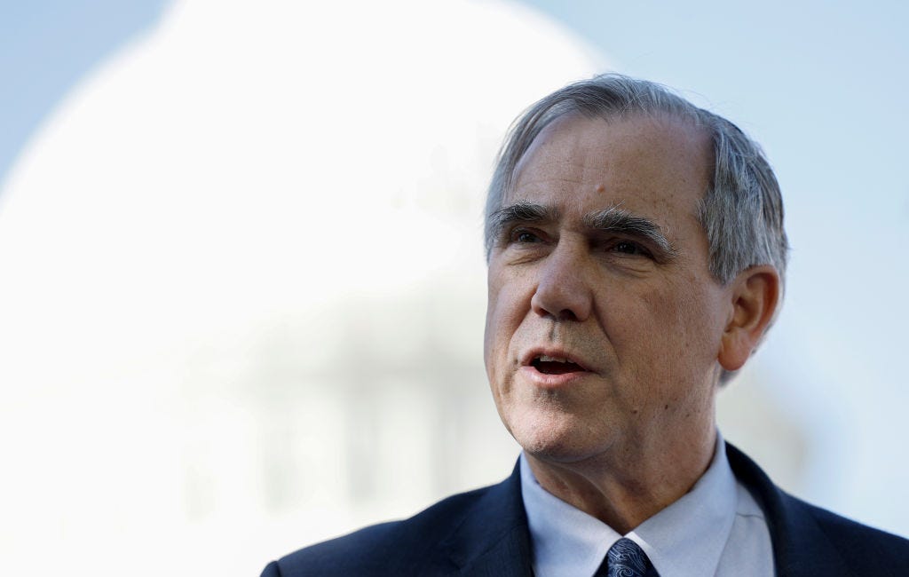 Senator Merkley Boldly Issues Fake Call for Ceasefire