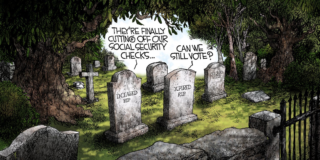 Michael Ramirez: Death and Lapses 3-3-25