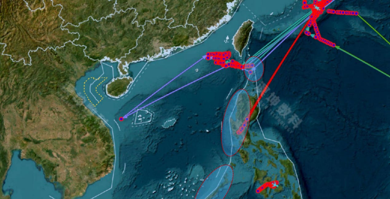 Incomplete Report on US Military Activities in South China Sea in 2024