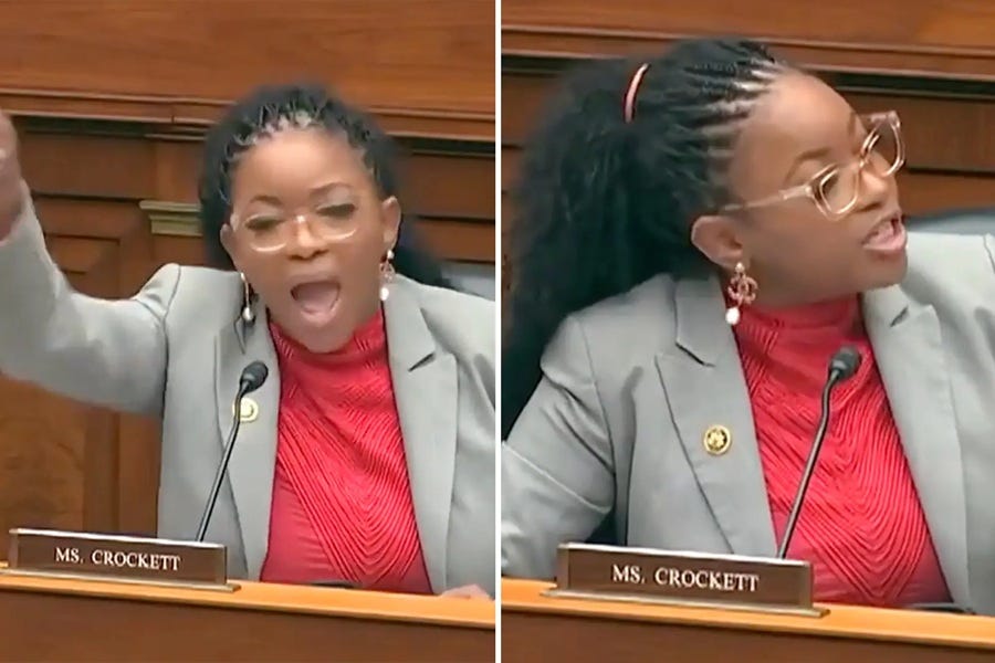 Crockett, Heart Of The Degenerate Democrat Party: "YOU Don't Need $5000!"
