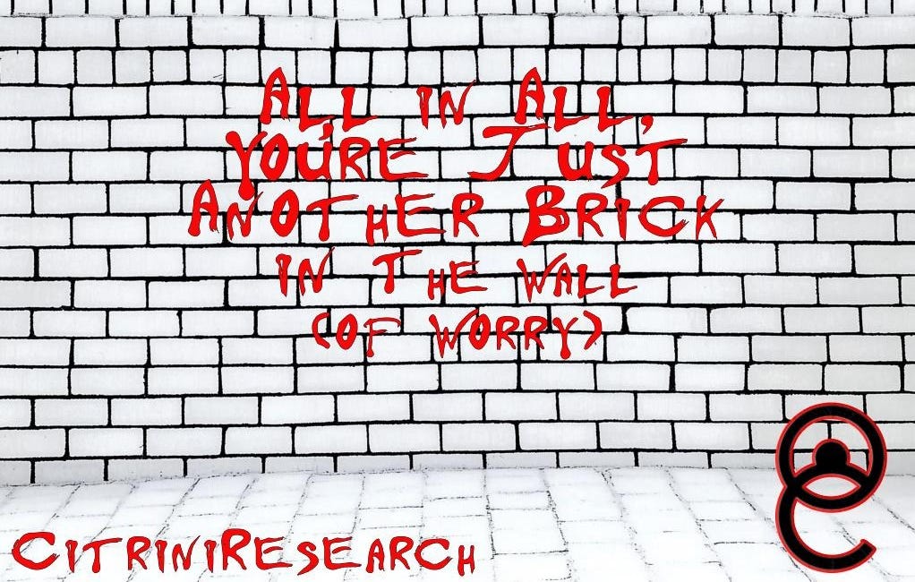 Another Brick in the Wall of Worry