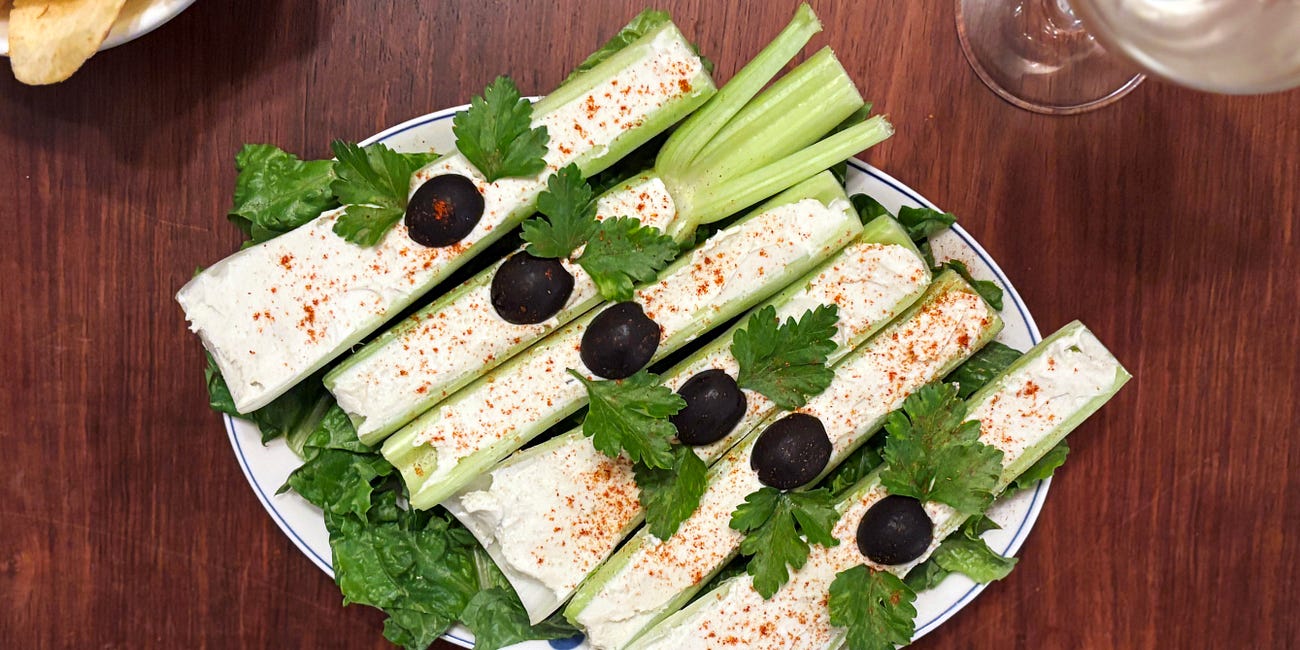 Musso & Frank-Style Stuffed Celery