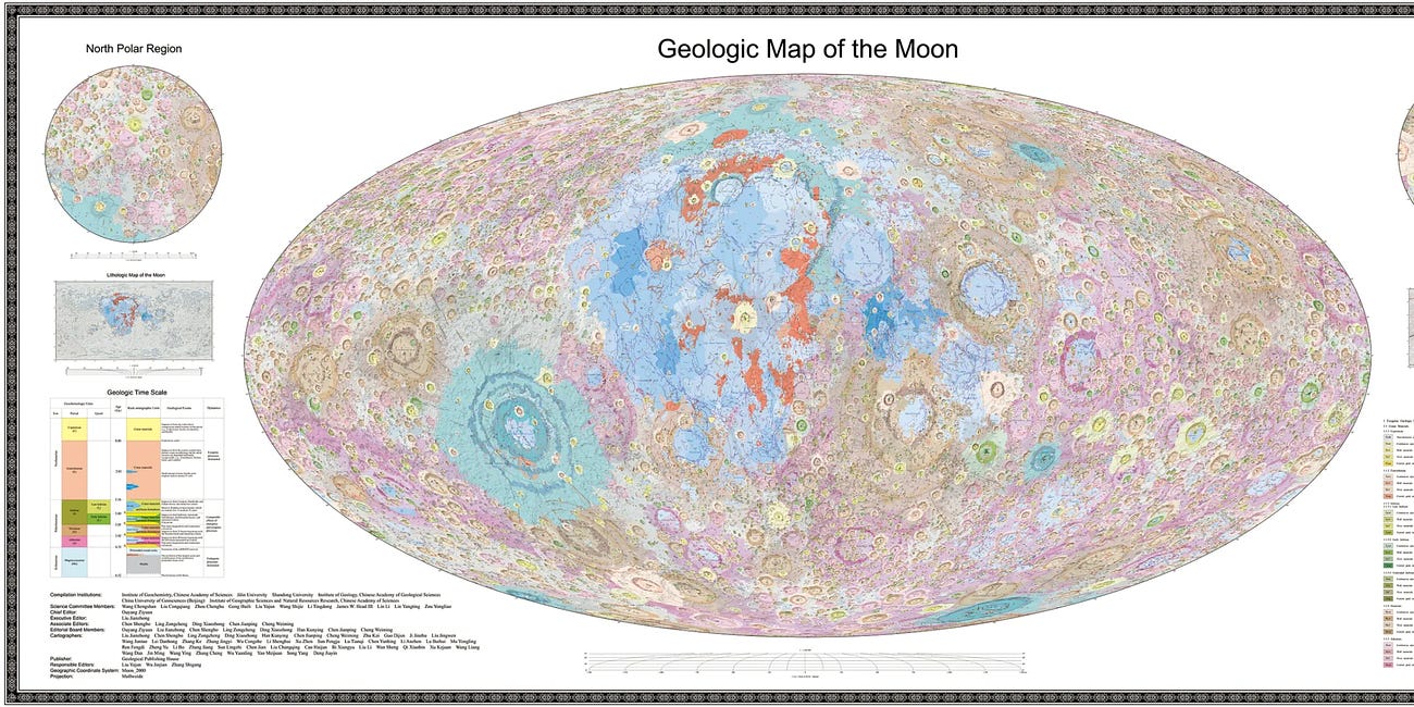 Global Release of High-Precision Lunar Geological Atlas Reveals Enigmatic Secrets