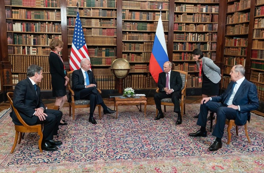 When Biden and Putin with Very Short Table, Respect Each Other