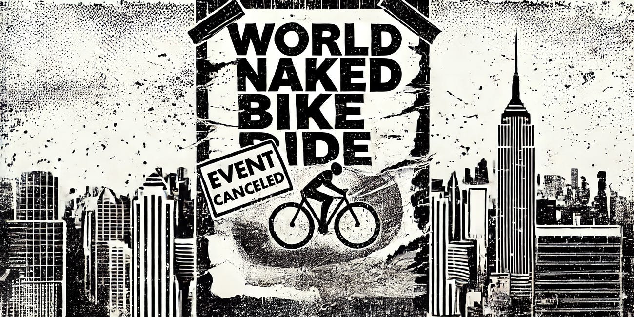 Beware of fake World Naked Bike Ride scams