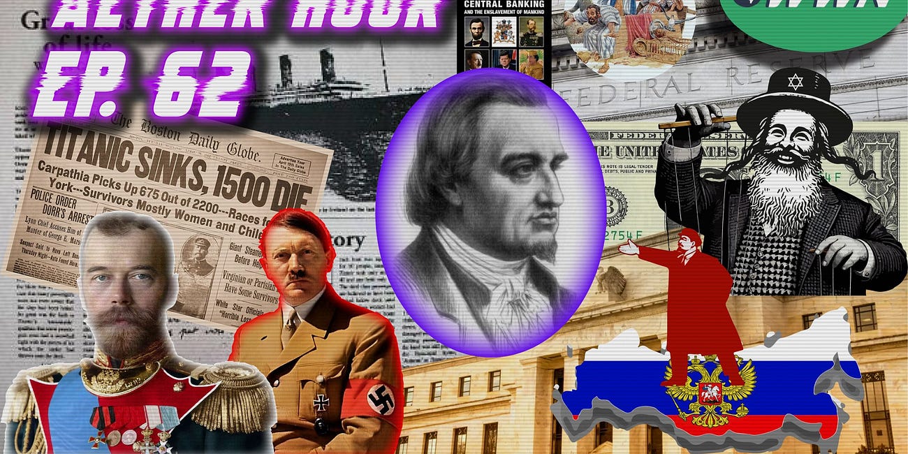 History of Central Banking, Talmudic Control, & the Enslavement of Mankind w/ Truth Teller! Aether Hour Ep. 62