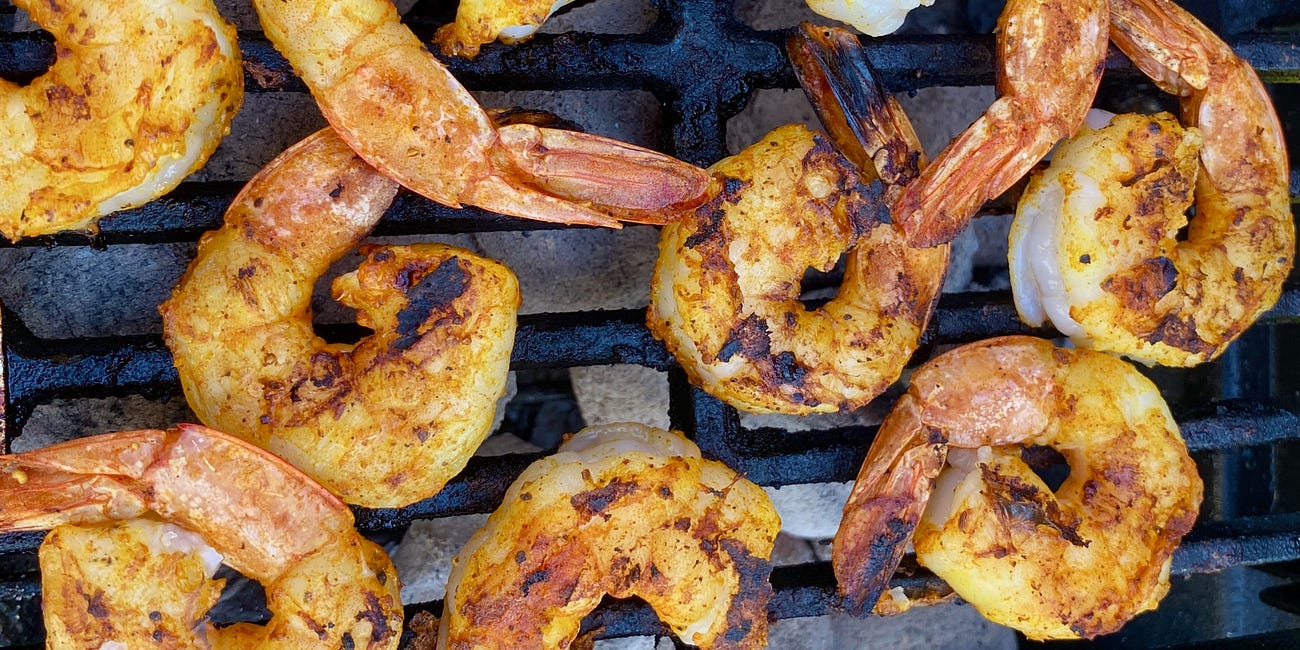 Grilled Shrimp and Charred Zucchini Tacos Recipe