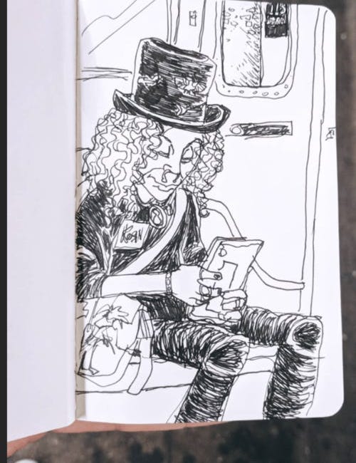 Sketchbook: NYC Subway Sketches