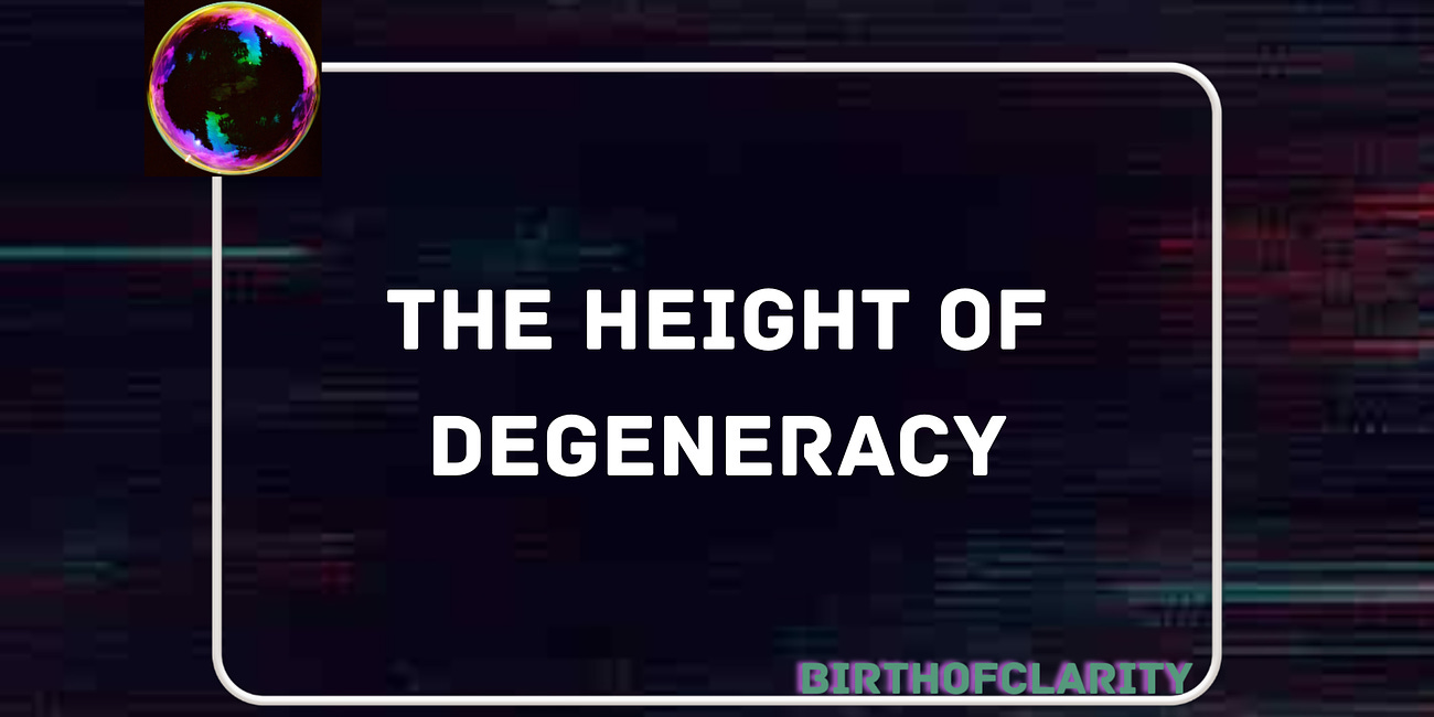 The Height of Degeneracy