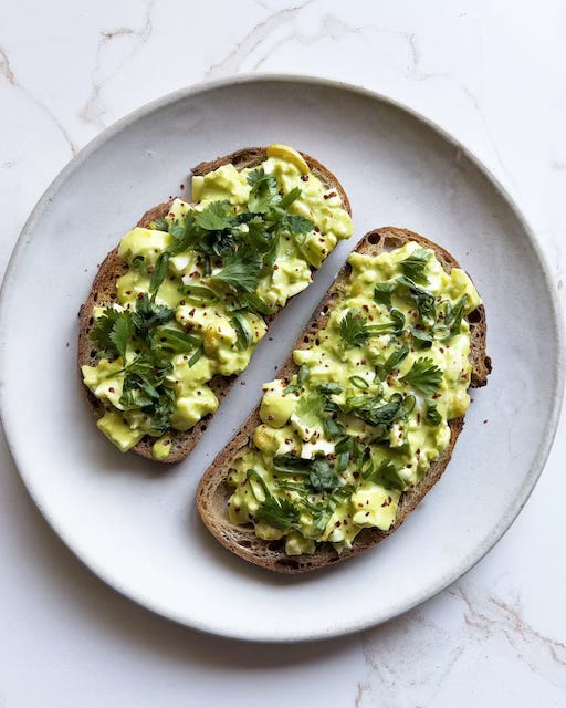 Green Goddess Egg Salad