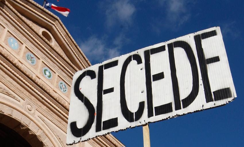 Secession from Tyranny and Statism