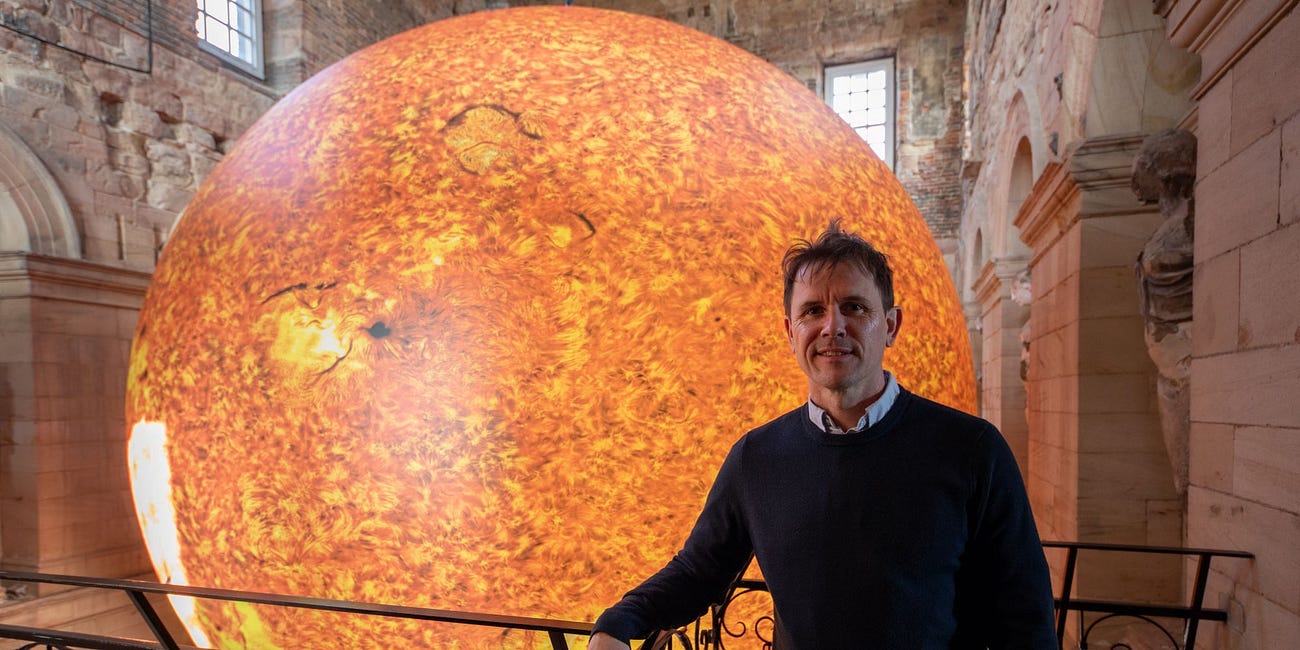 Bats and bullet holes: artist Luke Jerram on Helios
