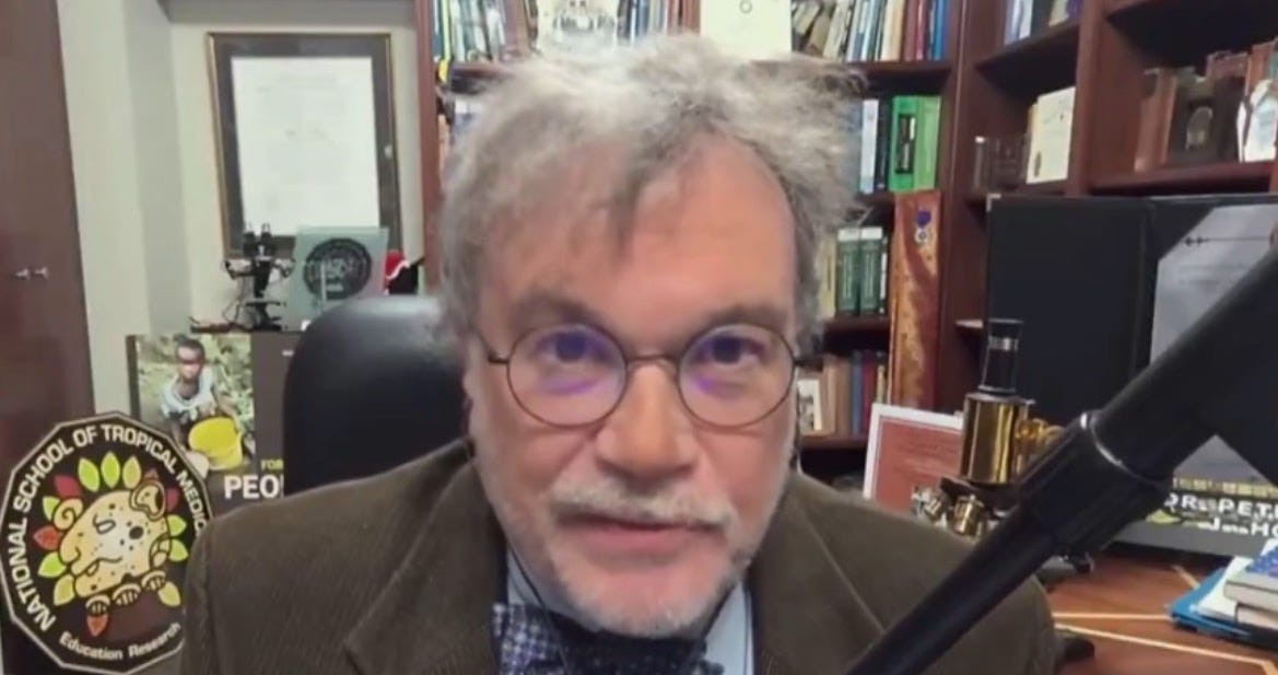 HERE WE GO: ‘Charlatan’ Vaccine Promoter Dr. Peter Hotez Says Multiple Viruses Will be Unleashed on America the Day After Trump Takes Office