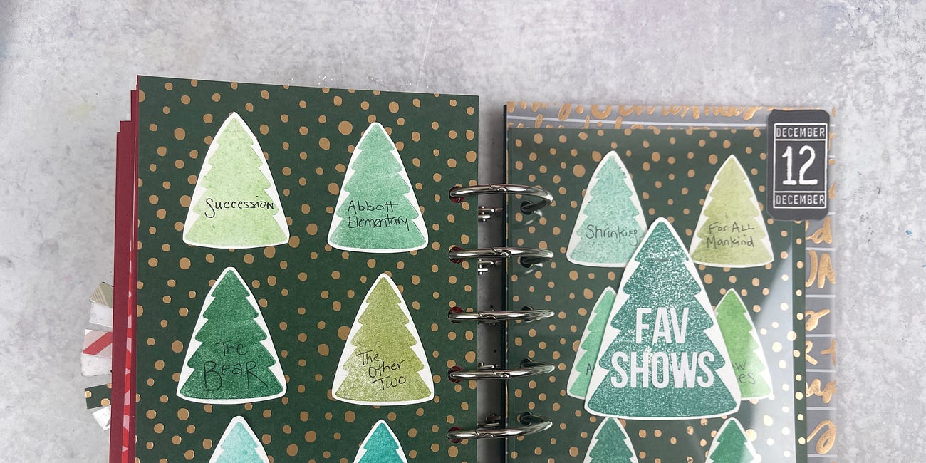 December Daily Pages 12/12/23: Twelve Favorite Shows of 2024